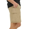 thumbnail image 3 of Men's Lee® Extreme Motion Synthetic Ripstop Cargo Shorts Color: Unionall Black Size: 40, 3 of 4