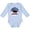 AE-Light Blue, variant on Inktastic Deer Bow Hunting USA Flag Boys or Girls Long Sleeve Baby Bodysuit