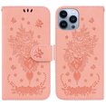 thumbnail image 2 of Nalacover for iPhone 13 Pro Max Wallet Case,Luxury Embossed Sun Flower Pattern PU Leather Soft TPU Magnetic Flip Folio Book Credit Card Holder Shockproof for Women Men Phone Cover+Wrist Strap.Pink, 2 of 8