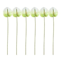 FRCOLOR 6pcs Artificial Anthurium Flowers Fake Flower Table Centerpieces Flower Arrangement Decors