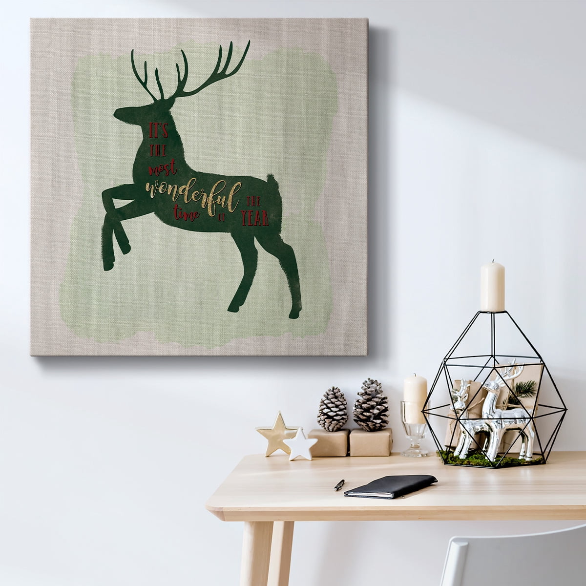 Reindeer Run- Gallery Wrapped Canvas