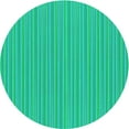 thumbnail image 1 of Ahgly Company Tapis Rond Lavable en Machine Intérieur Transitionnel Vert Printemps, 8 Pieds Rond, 1 of 7