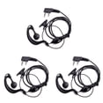thumbnail image 1 of 3X Auriculares Walkie Talkie de 2 Pines con Conector K, Auricular de Radioaficionado Bidireccional con Cable para Auriculares -888S UV5R Walkie Talkie 992, 1 of 6