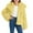 Yellow, variant on XIMIN Girls Faux Fur Coat Kids Windproof Thick Fluffy Long Sleeve Cozy Lapel Collar Plush Outerwear Open Front Fuzzy Jacket Warm Winter Shaggy Outwear with Pockets
