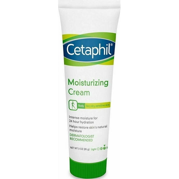 Cetaphil Moisturize & Hydrates Sensitive Skin Cream Lotion, 3 oz, 4 Pack