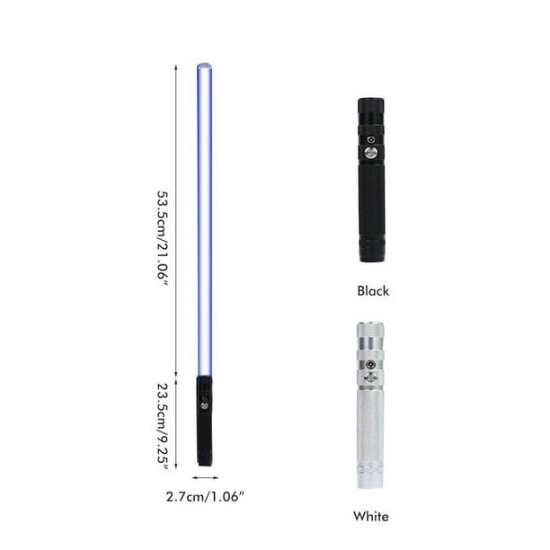 RGB 7/10 colores que cambian la espada iluminada Espada de luz expandible recargable de metal con sonido Cosplay juguete niños Halloween regalo de Navidad