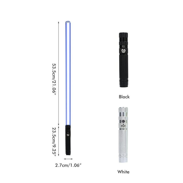 RGB 7/10 colores que cambian la espada iluminada Espada de luz expandible recargable de metal con sonido Cosplay juguete niños Halloween regalo de Navidad