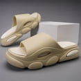 thumbnail image 5 of Men's Quick Dry Slippers, Comfortable Thick Bottom Non-slip Bathroom Sandals, Sport Slide Sandals ,Indoor and Outdoor, 5 of 7
