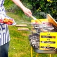 thumbnail image 3 of Cateissary BBQ Grill Mesh Antiadherente Barbacoa Meshes Portable Fish Grilling Mesh Barbacoa Cesta Barbacoa Herramientas Accesorios de cocina Cocina y Comedor plateado + marrón claro Cateissary HA027411-02, 3 of 6