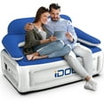 iDOO Inflatable Sofa Couch, Air Lounger Chair with Builtin Pump for