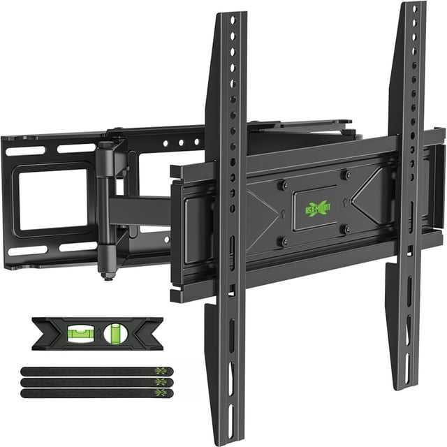 USX MOUNT Full Motion TV Wall Mount for 32-70" TVs, Hold up to 110lbs with Max VESA 400x400mm & 16" Wood Stud