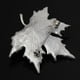 thumbnail image 3 of Hoja De Arce Canadiense Rhinestone Broche Pin Joyería Regalos Boda Prom Plata jinwen Broche, 3 of 7
