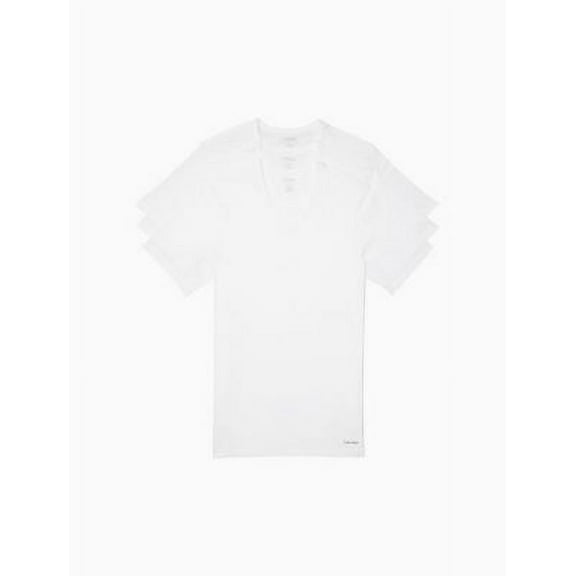 Calvin Klein mens  Set of 3 V-Neck T-Shirt, s