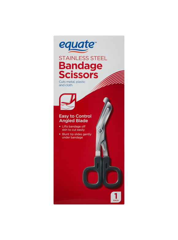Equate Stainless Steel Bandage Scissors, 1 Count