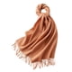 thumbnail image 1 of Qarigey Bufanda cálida para negocios Lana de cachemira con flecos para un look profesional Bufandas de punto fino de invierno Accesorios de disfraces amarillo arena, 1 of 6