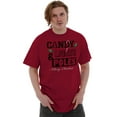 thumbnail image 4 of Funny Christmas Candy Lights Poles Men's Graphic T Shirt Tees Brisco Brands S, 4 of 6