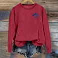 thumbnail image 5 of Oversized Sweatshirts for Women Long Sleeve Crew Neck Graphic Printed Tops Fall Fashion 2025 Pullover Sweaters Winter Clothes, 5 of 6