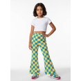 thumbnail image 3 of Girls Flare Leggings Comfort-Fit Elastic Waistband Bell Bottoms Simple Flare-Leg Pants for Tween Girls Age 8-13 Weekend Outfit, 3 of 6