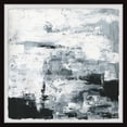 thumbnail image 2 of Parvez Taj "Black and White Smudges" Framed Painting Print, 2 of 6