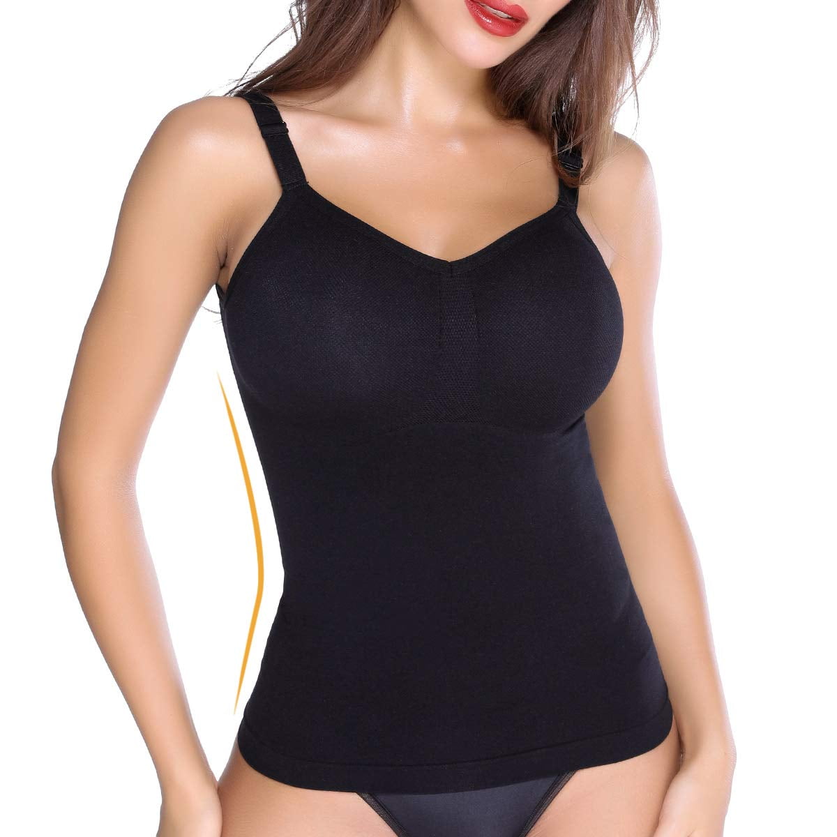 MOLY Seamless Tummy Control Shapewear Tank for Women Seamless Comfort Smooth Body - Walmart.com