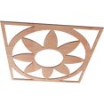thumbnail image 2 of 28"OD x 9 3/4"ID x 1/4"T Blume Wood Fretwork Pierced Ceiling Medallion, Cherry, 2 of 3