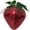 Strawberry Shape, variant on Yvsxxv 1 Carrot Shaped Figurines Small Glass Mirror Glitter Ball for 70s Theme Party