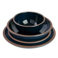 thumbnail image 3 of Gibson Soho Lounge Lagos 16 Piece Double Bowl Dinnerware Set, Blue, 3 of 9