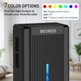 thumbnail image 4 of 95OZ Dehumidifier for Home 1000 Sq.Ft - Quiet with Auto Shut Off &  Color Ambient Light, Black, 4 of 6