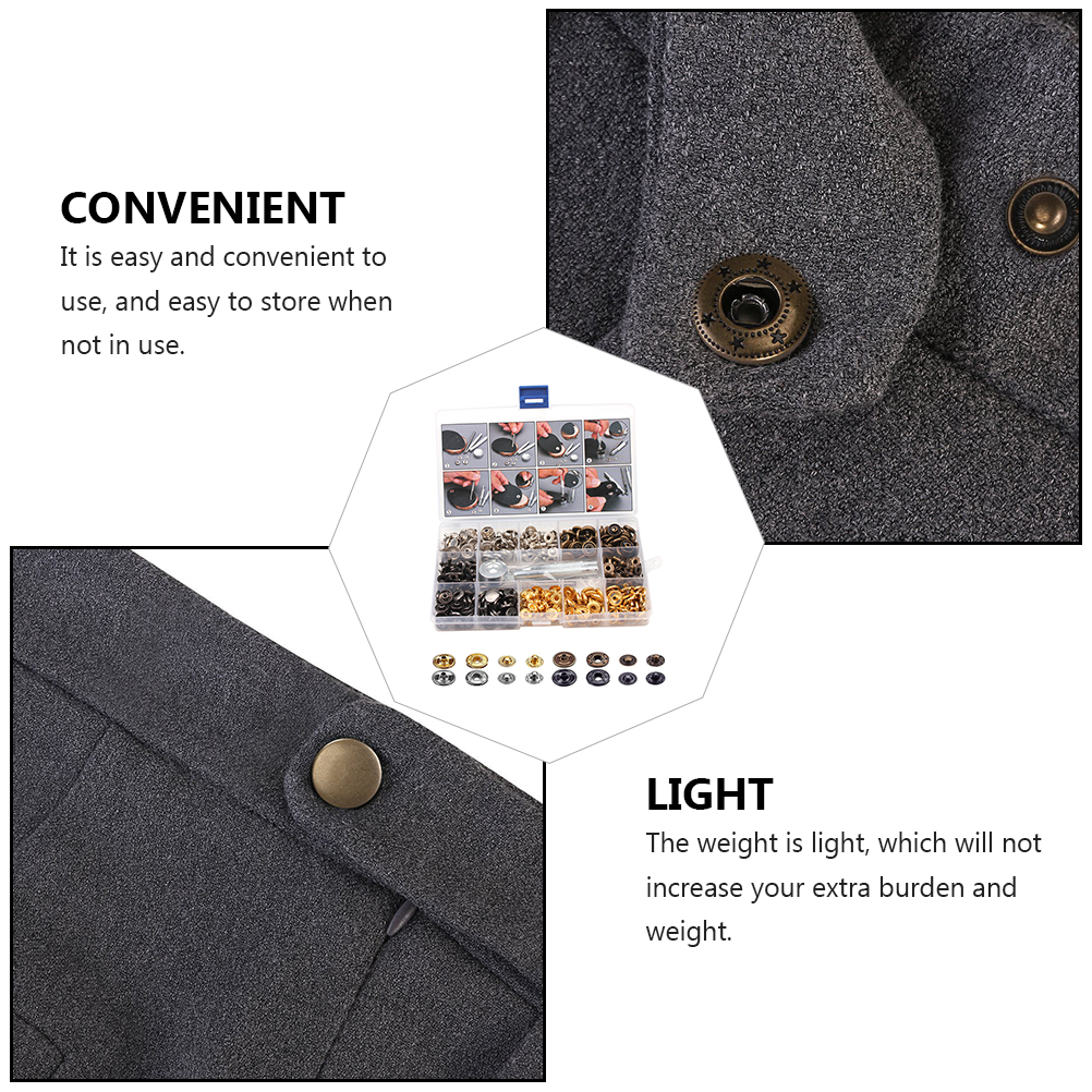 unbranded  Snap Button Children's Clothing Accessories Tarpaulin Fasteners
