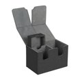 thumbnail image 2 of Card Deck Box Sleeved Card Storage Organizer Case for Trading Card Games Tcg Black gray, 2 of 8