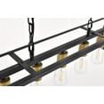 thumbnail image 5 of Resolute 5 light brass and black Pendant, 5 of 6