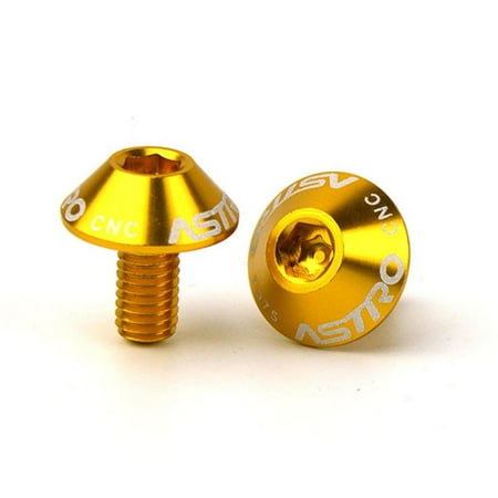 

2Pcs Bottle Cage Holder Screws Aluminum Alloy 7075 Mountain Road Bike M5*12 Bolt
