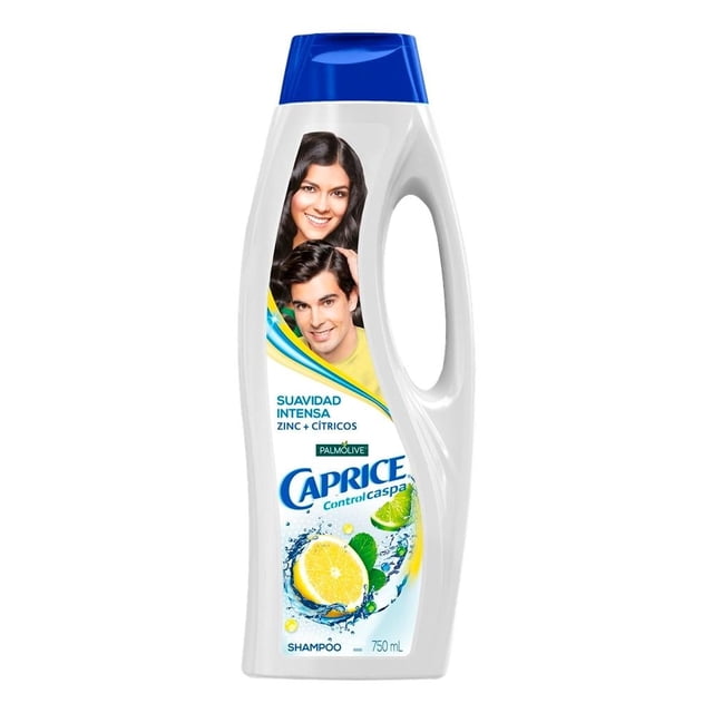 Shampoo Caprice control caspa suavidad intensa zinc + cítricos 750 ml
