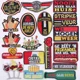 thumbnail image 2 of Parches con el emblema de Oeteldonk, insignias de carnaval para los Países Bajos, parches termoadhesivos para ropa, parches bordados de rana para ropa, 2 of 5