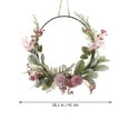 thumbnail image 2 of NUOLUX Wreath Door Front Decor Wreathshanging Home Valentines Autumn Christmas Outside Day Festival Summer Decorations Peony, 2 of 6