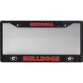 thumbnail image 1 of Georgia Bulldogs Black License Plate Frame  Free Screw Caps with this Frame, 1 of 1