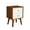 Acorn-White, variant on Allora 2 Drawer Two Tone Wood Nightstand in Acorn-White