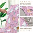thumbnail image 5 of Yayeee 4 Pack Dining Chair Covers Stretch Parson Chairs Slipcovers Seat Protector, Purple Halloween, 5 of 6