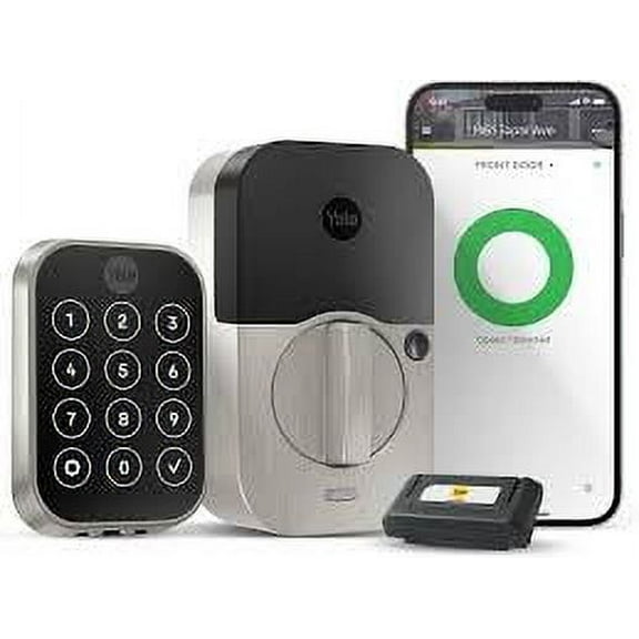 Yale Assure Lock 2 Satin Nickel Metal Wi-Fi Keypad Smart Lock