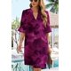thumbnail image 4 of Vestido QACOHU 2026 de verano con cuello en V de manga corta para mujer, 4 of 5
