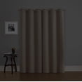 thumbnail image 5 of Eclipse Phoenix Solid Blackout Curtains, Set of 2, 84 Inch Long Blackout Curtains, 37"W x 84"L, Wheat, 5 of 7