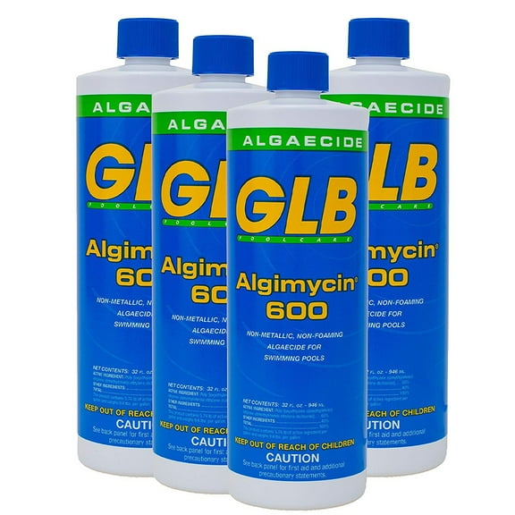GLB Algimycin 600 algaecide 1 Quart 4 Pack