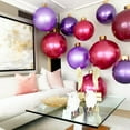 thumbnail image 2 of Holiball The Inflatable Ornament - Medium - Cranberry - Indoor and Outdoor Use, 2 of 9