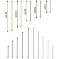thumbnail image 2 of Rallonges de Collier, Chaîne de Collier en Acier Inoxydable Rallonges de Collier Or Argent pour Fabrication de Bijoux (15 Pcs), 2 of 7
