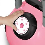 Radio Flyer Creativity Car, 3 in 1 Push Walker & Ride-on with Interactive Features, Pink