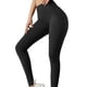thumbnail image 3 of Leggings de entrenamiento para mujer, aerodinámicos, cintura alta, elasticidad, levantamiento de cadera, leggings de yoga para correr, negro, M, 3 of 8