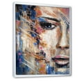 thumbnail image 2 of Designart Portrait Of A Young Woman IV FLOAT FRAME WALL ART, 2 of 4
