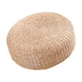 thumbnail image 1 of Decodeary Coussin de Sol Tatami Mat Paille Tissée Fait Main Coussin de Siège 40x20cm, 1 of 9