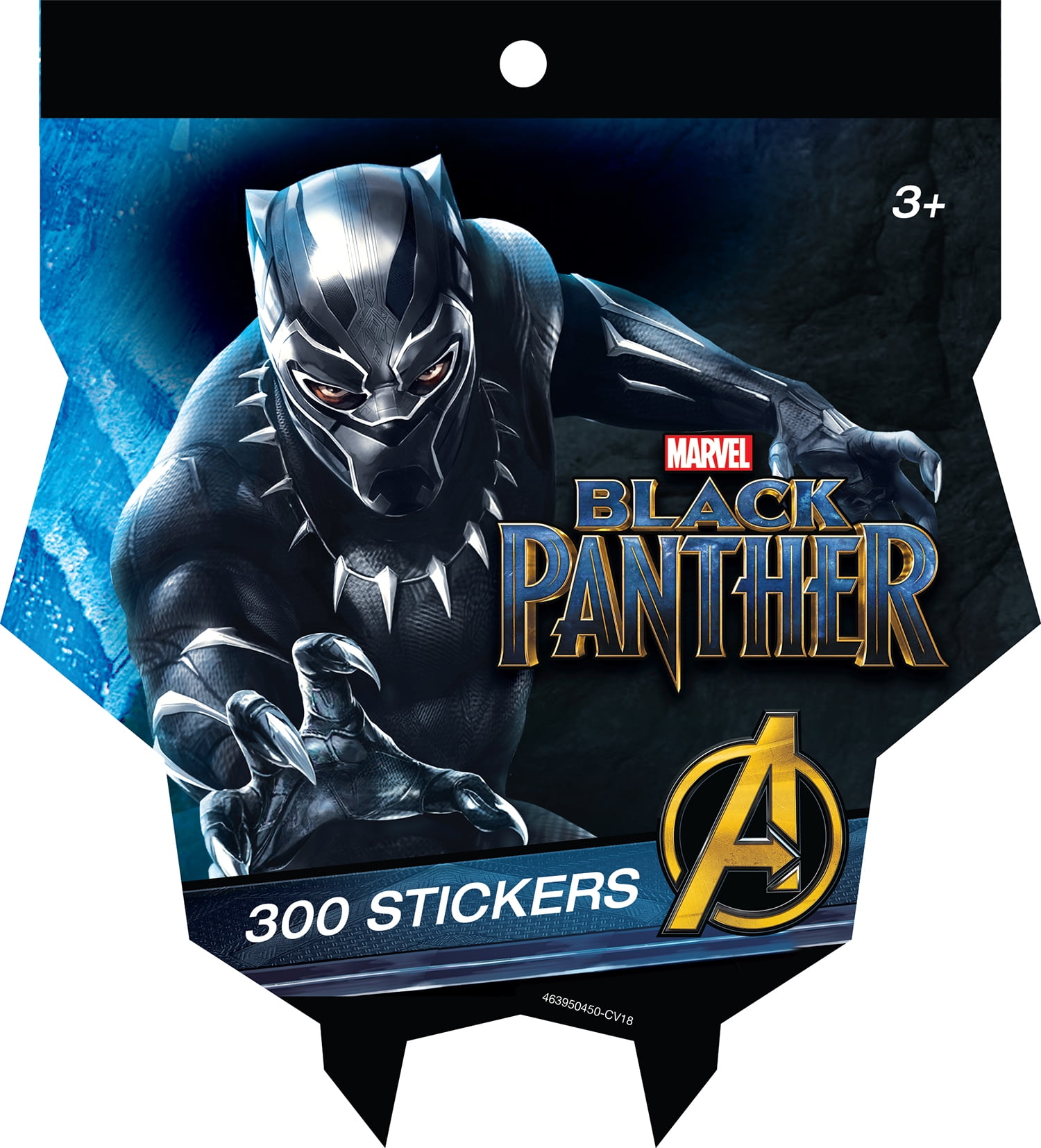 Stickerfitti 300ct Black Panther Stickers