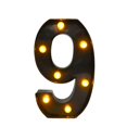 thumbnail image 1 of Under 10 Event & Party Marquee Numbers Light Up Numbers 09 Black Light Up Letters Marquee Letters for Wall Decor Sweet Party Decorations Birthday Party Decorations Gender Reveal Decorations, 1 of 6